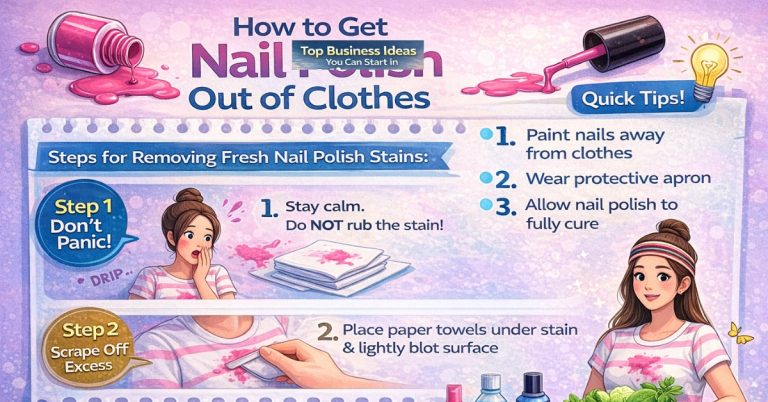How to Remove Nail Paint from Clothes