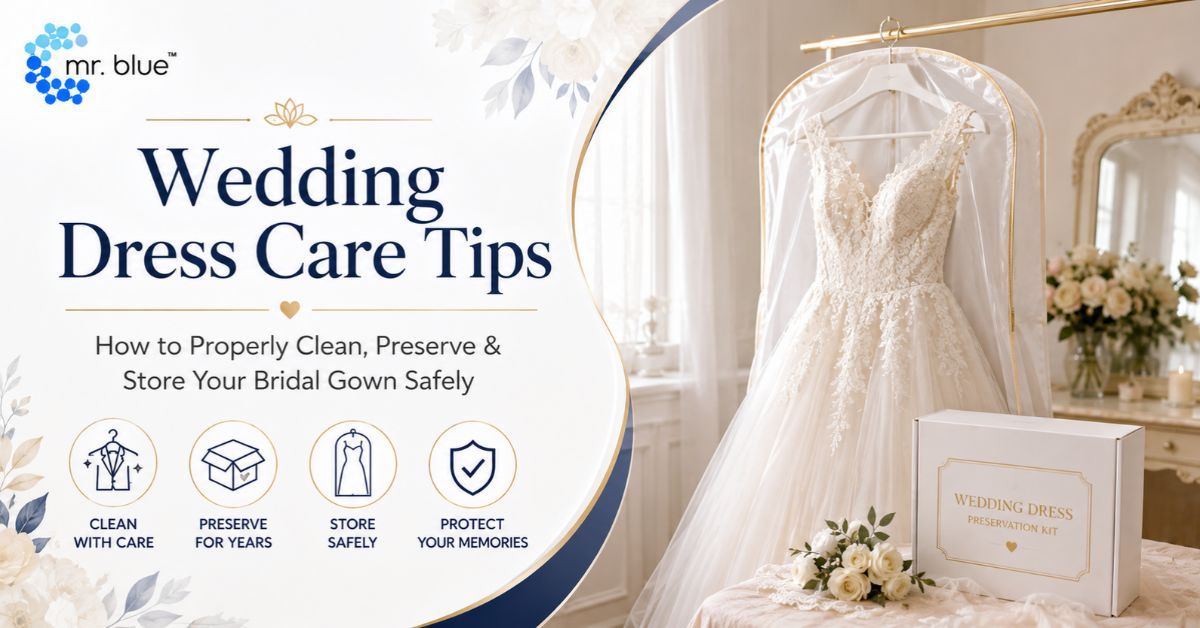 Wedding Dress Care Tips: How to Properly Clean, Preserve & Store Your Bridal Gown Safely
